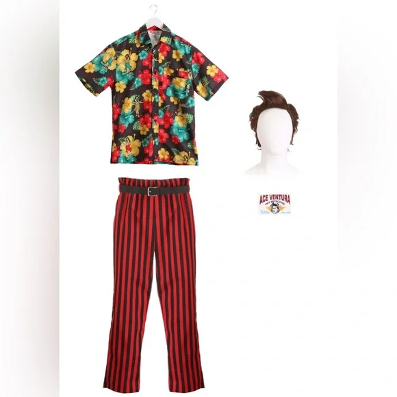 Men’s Ace Ventura Halloween Costume, L, NWT - Picture 2 of 3